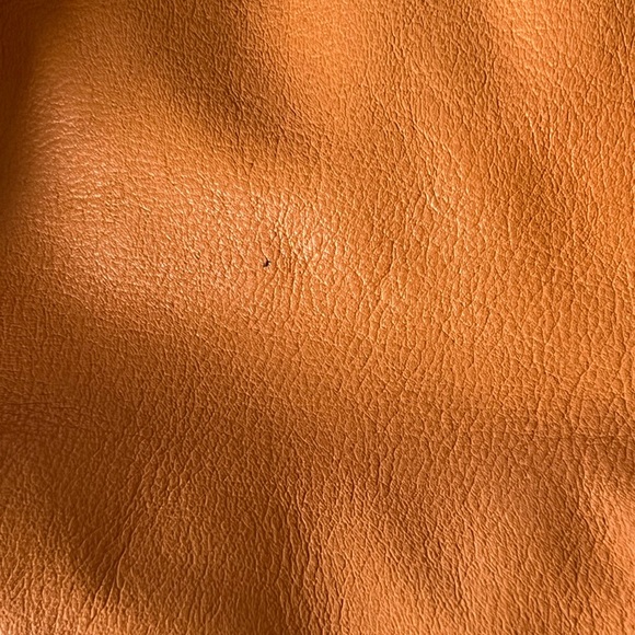 Lucky brand patch leather hobo bag. 17” by 15” soft texture - Picture 2 of 7